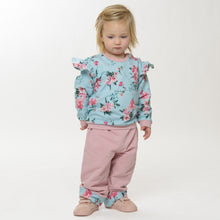 Laden Sie das Bild in den Galerie-Viewer, PDF Schnittmuster Download – Baby Mädchen Kleidung – Kleid &amp; Sweatshirt Set – Mehrere Größen – Rüschen-Schulter &amp; Pinafore-Option – Digitaler Nähleitfaden