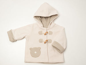 BRIO Baby duffle coat sewing pattern Paper pattern - Patternforkids