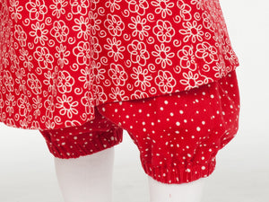 LIPSIA + ELISA Baby girls twin set dress sewing pattern  Paper pattern - Patternforkids