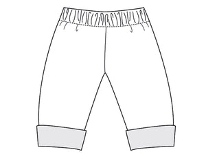 Boy Girl Yoga pants sewing pattern Ebook Pdf FIOCCO by Patternforkids - Patternforkids