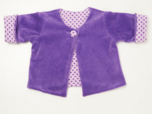 Laden Sie das Bild in den Galerie-Viewer, easy lined baby wrap jacket sewing pattern for girls and boys, with cuffs, warm for winter,  FILIPPA from Patternforkids - Patternforkids
