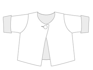 FILIPPA Baby girl jacket sewing pattern ebook pdf - Patternforkids
