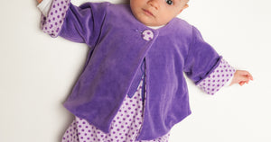 easy lined baby wrap jacket sewing pattern for girls and boys, with cuffs, warm for winter,  FILIPPA from Patternforkids - Patternforkids