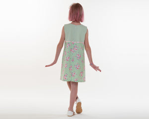 Schnittmuster Mädchenkleid Hängerchen Ebook pdf GEMMA in A-Linien von Patternforkids
