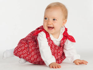 Baby twin set pants + tunic dress sewing pattern ebook pdf LIPSIA + ELISA - Patternforkids