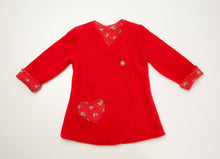 Laden Sie das Bild in den Galerie-Viewer, LENA Baby girls tunic wrap jacket sewing pattern Paper pattern - Patternforkids