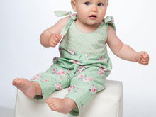 Load image into Gallery viewer, LOTTE Baby girls overall sewing pattern ebook pdf - Patternforkids