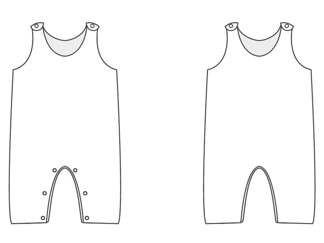 PLINIO Baby jumpsuit sewing pattern - Paper pattern - Patternforkids