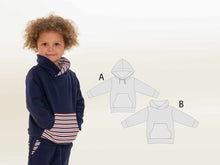 Load image into Gallery viewer, Schnittmuster Hoodie für Kinder FLY  Ebook Pdf