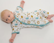 Load image into Gallery viewer, Baby Strampler mit durchgehender Knopfleiste ebook LEON von Patternforkids